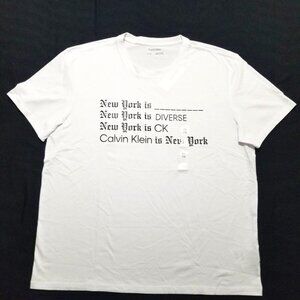 Calvin Klein Men's Short Sleeve T-shirt Graphic CK Logo Crewneck 100% Cotton NWT